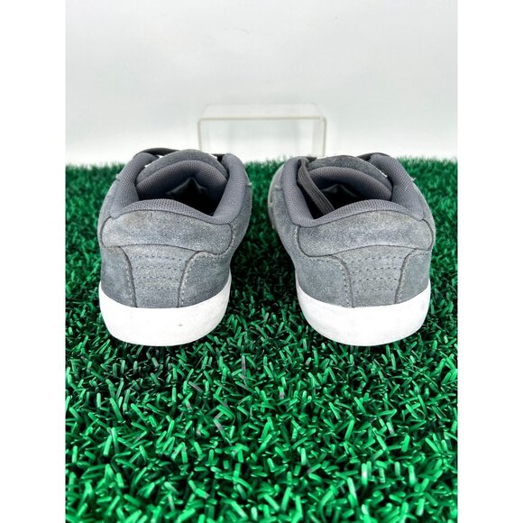 Converse Womens Size 7 Gray & White Suede Leather Sneakers‎ - Picture 4 of 7